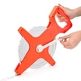 thumbnail image 4 of Open Reel Fiberglass Tape Measure, 330 Feet/100 Meters Yard Measuring Tape Dual Sided Reel Tape with Inch/Metric Scale Retractable Long Tape Measure for Engineer, Yard, Field, Project, 4 of 7