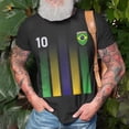 thumbnail image 3 of Brazil 10 Soocer Jersey Brazil Football Fan Soccer V3 Men Women Tshirt Graphic Print Unise, 3 of 6