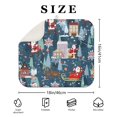 thumbnail image 4 of Dark Blue Christmas Santa Pattern Dish Drying Mat for Kitchen 1 Pack, Ultra Absorbent Microfiber Dishes Drainer Mats,16x18in(41x46cm), 4 of 6
