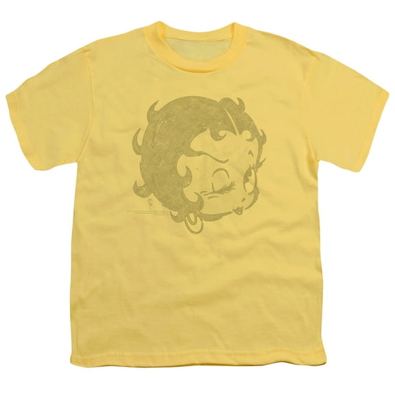Betty Boop Hey There S/S Youth 18/1 T-Shirt Banana