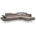 thumbnail image 5 of Riveredge 109 in. W 2-piece Polyester Twill L Shape Sectional Sofa in Gray-Color:Gray,Material:Polyester, 5 of 5