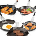 thumbnail image 3 of 2 Pcs Spatule à Poisson 12.4 Pouces - Spatule à Fente avec Tête Inclinée Design en Métal, 3 of 8