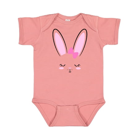 

Inktastic Easter Bunny Girl Face Gift Baby Boy or Baby Girl Bodysuit