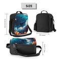 thumbnail image 2 of Pofeuu Fantasy Underwater Adventure Print Lunch Bag Women Insulated Lunch Box Reusable Leakproof Large Spacious Cooler Tote for Women Men, 2 of 7