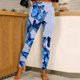 thumbnail image 1 of MKLEKYY Leggings de mujer de vestir, pantalones de yoga deportivos ajustados de moda informal para mujer, leggings con estampado de flores coloridas, 1 of 3