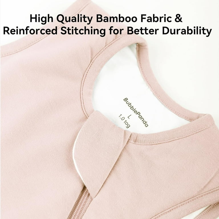 BubblePanda Organic Bamboo Toddler Sleep Sack 2t-3t, Soft