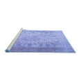 thumbnail image 2 of Ahgly Company Machine Washable Indoor Rectangle Persian Blue Traditional Area Rugs, 8' x 12', 2 of 4