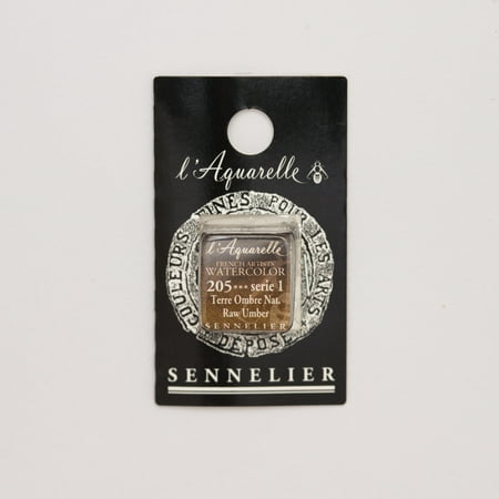 UPC: 3046450113690 | Sennelier French Artists Watercolor Half Pan Raw Umber S1