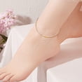 thumbnail image 4 of Anklet Europe and America 26 Letters Diamond Chain Holiday Wind Beach Ins Anklet Foot Chain European and American 26 Letter Diamond Chain Vacation Style Beach Ins Foot Chain, 4 of 5