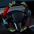 thumbnail image 2 of Fruit 14.5 Inch Printing PVC Leather Steering Wheel Cover Auto Accessories, 2 of 6