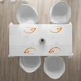 thumbnail image 3 of Zodiac Capricorn Placemats Set of 4 Simplistic Minimalist Zodiac with Warm Colors Abstract Design, Washable Fabric Place Mats for Dining Room Kitchen Table Decor,Pale Orange and White, by Ambesonne, 3 of 4