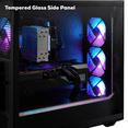 thumbnail image 5 of iBUYPOWER Slate Black Gaming PC Desktop Computer Intel Core Ultra 7 265F CPU, NVIDIA GeForce RTX 5060Ti 16GB GPU, 32GB DDR5 RGB 5200MHz RAM, 2TB NVMe SSD, Windows 11 Home Keyboard Mouse  SBI7N56T01, 5 of 8