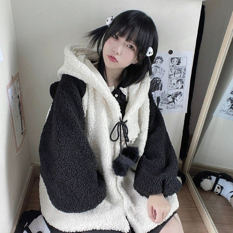 Oversized panda hoodie sale