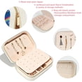 thumbnail image 3 of Rainbow Unicorn Velvet Portable Earring Organizer with Removable Compartment - Gift Jewelry Box/Jewelry Boxes - Jewelry Display, 3 of 7