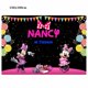 thumbnail image 1 of Disney-Fondo de vinilo de Mickey Mouse para fiesta de Cumpleaños de Niños, paño de pared de Minnie Mouse, decoración para Baby Shower, 1 of 4