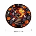 thumbnail image 2 of Halloween 3D Illusion Round Area Rug Ghost Pumpkin Spooky Vortex Non-Slip Floor Mat for Living Room Bedroom Festive Party Home Decoration Haunted Theme, 2 of 7