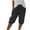 Black, variant on Womens Long Shorts with Pockets Cotton Linen Lounge Shorts Beach Vacation Knee Length Drawstring Casual Short (XL, Purple)