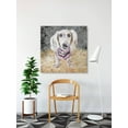 thumbnail image 6 of Parvez Taj Pink Striped Outfit Canvas Wall Art, 6 of 9