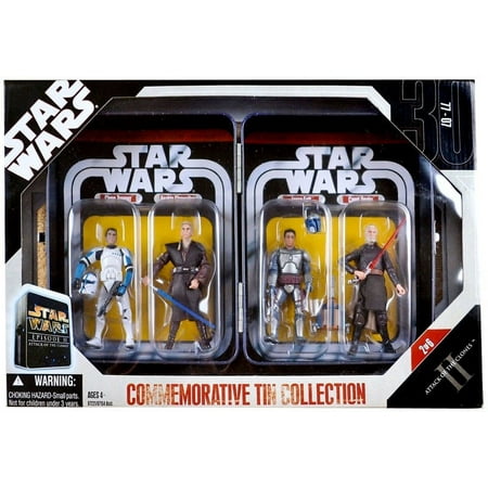 Star Wars Exclusives 2006 Episode II Commemorative Tin Collection Action Figure Set