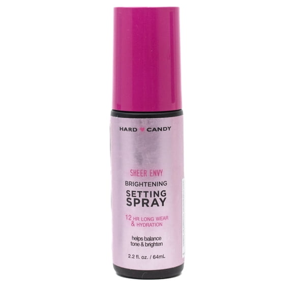 Hard Candy SHEER ENVY Brightening Setting Spray, 12 Hour Wear   Hydration, Helps Balance Tone and Tighten  2.2 fl oz