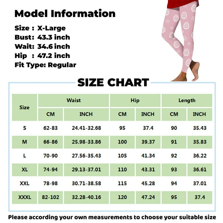Susanny Easter Leggings for Women Bunny Plus Size Rabbit Egg High Waisted  Yoga Pants Tummy Control Easter Day Holiday Gym Graphic Tights Purple S