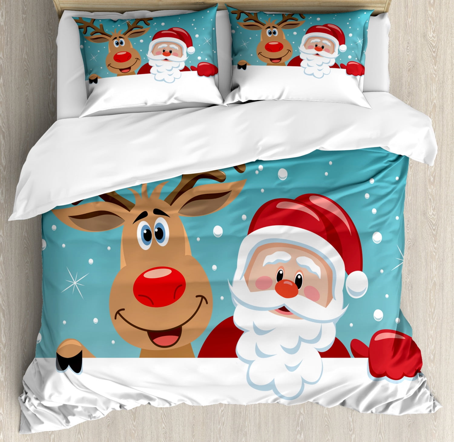 santa bedspread