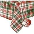 thumbnail image 2 of Plaid Christmas Tablecloth, Christmas Table Cloth Red Plaid Holiday Rectangular Tablecloth for Christmas Decor, Waterproof Wrinkle Free Red Plaid Christmas Tablecloth for Rectangle Tables 60 X 102, 2 of 5