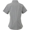 thumbnail image 2 of Premier Womens Microcheck Short Sleeve Cotton Shirt, 2 of 4