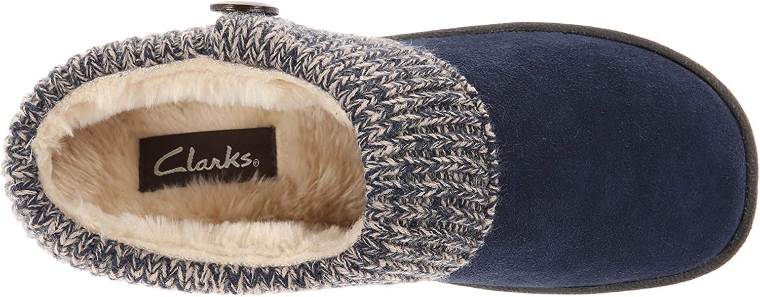 clarks women's knit scuff slipper mule