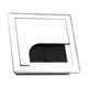 thumbnail image 2 of Soporte de Cubierta de Orificio de Alambre de Cable de Ojal de Aluminio de 2x80mm para Escritorio de Mesa de Computadora , 2 piezas, 2 of 8