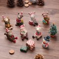 thumbnail image 1 of Mini familia de Navidad de dibujos animados, animales pequeños, joyería de resina, decoración creativa para el hogar, regalos navideños, 1 of 5