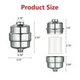 thumbnail image 5 of 15 Stage Shower Filter Water Softener Filtration for Hard Water, Multi-Stage Water Softener Shower Head Filter Remove Chlorine Heavy Metals and Other Deposits, Chrome, 5 of 10