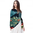 thumbnail image 5 of Christmas Chic Chiffon Silk Scarf for Women - Lightweight and Breathable - Elegant 180x73cm Wrap for Any Occasion, 5 of 6