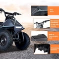 thumbnail image 3 of Electric Quad for Kids,4 Wheels Ride on Car,24V 350W Motor ATV (Mode:XW-EA14),Max Speed: 9mph,MAX Load:120lb,Equipped Shock,Front Light,Big Tire,Rear disc Brake,Avant-garde Shape and Matt color, 3 of 5