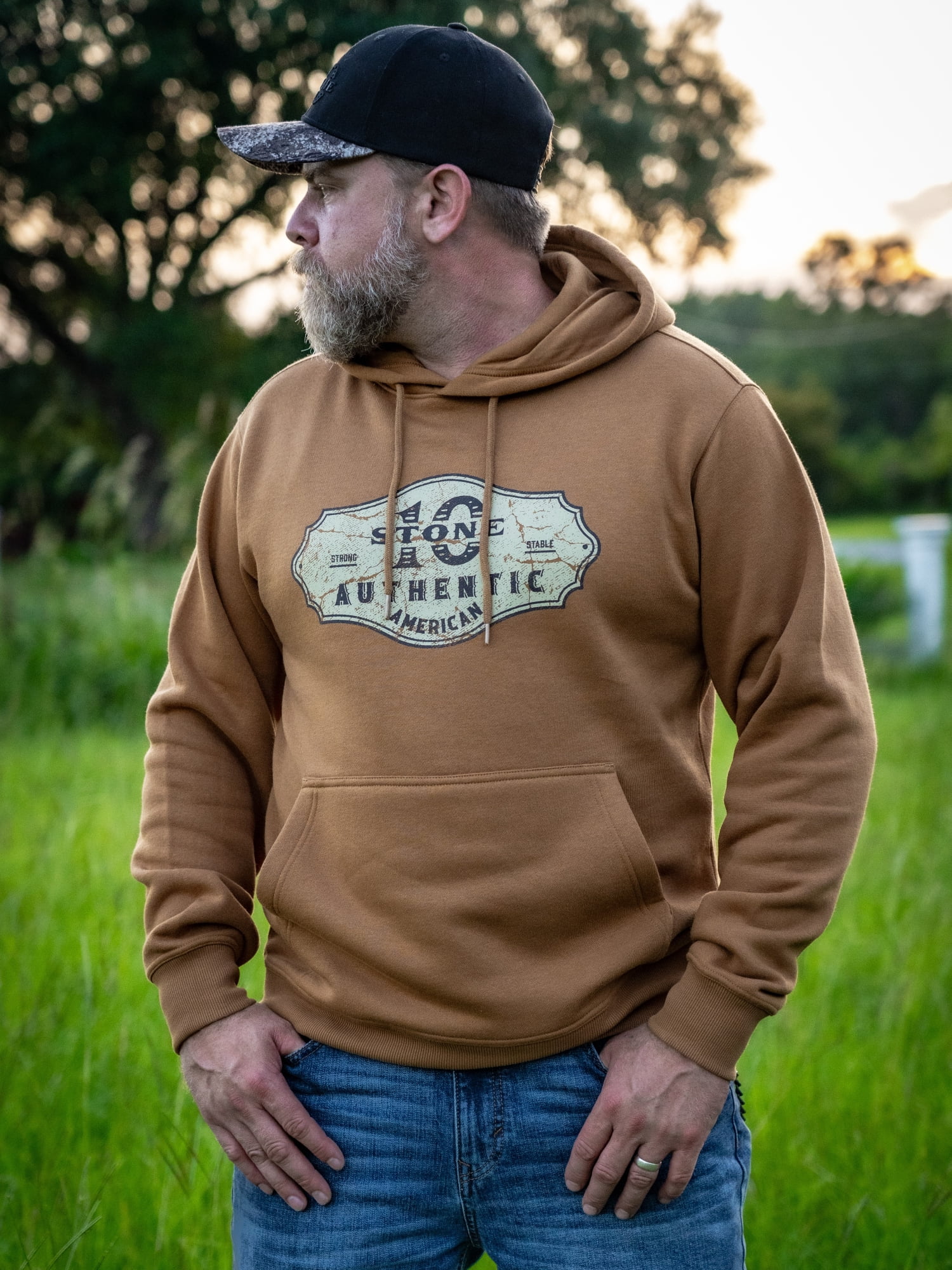 10Stone Rebar Hoodie - Bone Brown, S-3XL