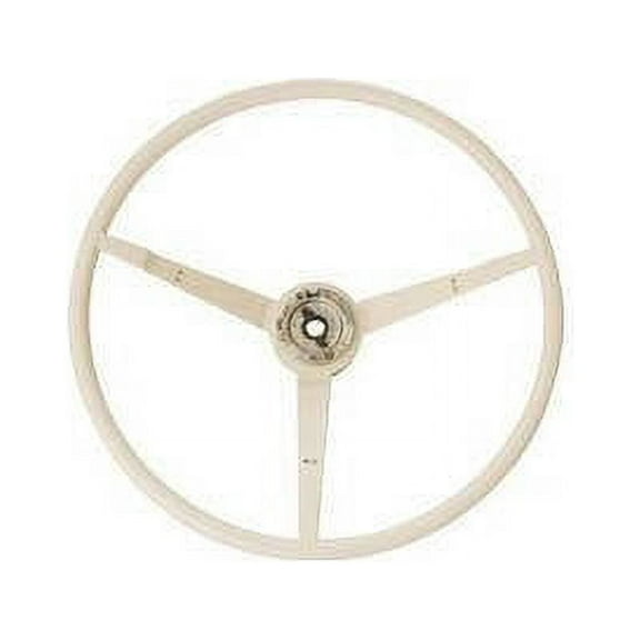 Scott Drake C5ZZ-3600-WT 1965-1966 Standard Steering Wheel White