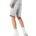 thumbnail image 2 of Hat and Beyond Men's Lightweight Brushed Fleece Elastic Sweat Shorts with Pockets, 2 of 6