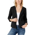 thumbnail image 1 of maison Jules Womens Solid Blazer Jacket, Negro, Small maison Jules No Button, 1 of 2