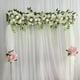 thumbnail image 4 of Decoración de pared de flores para boda, suministros de arreglo de rosas de peonía de seda, hilera de flores artificiales, arco de fondo, 100cm, 4 of 5