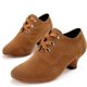 thumbnail image 1 of XIHAHA, zapatos de baile de terciopelo de salón a la moda para mujer, zapatos de baile de rendimiento con cordones, zapatos de baile de Tango, zapatos de práctica latina, 1 of 5