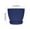 Blue, variant on COM1950s Plastic Planter With Drainage Holes and Saucer, Thickened Round Flower Pot for Indoor Outdoor Plants, Houseplants and Herbs
