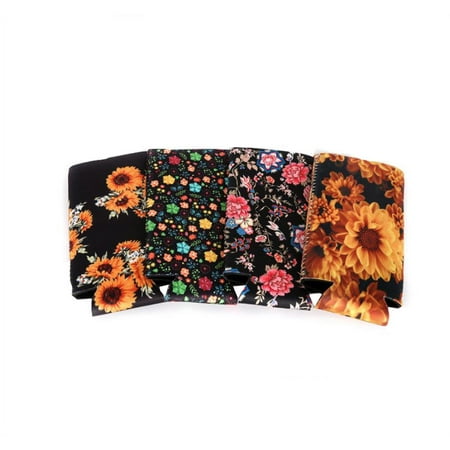 

Tangnade Decorative Storage Basket 12OZ Cans Cold Drink Beverage Insulation Nottle Cover Ultra-Thin Foldable