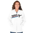 thumbnail image 3 of NASA Worm Logo American Space Shuttle Zip Up Hoodie Men's Women's Brisco Brands M, 3 of 6