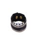 thumbnail image 1 of Accesorios de joyería de tejido de pulsera de diamantes de imitación de terciopelo de moda con cuentas (negro), 1 of 3