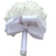 thumbnail image 1 of flores artificiales de boda nupcial, ramo de dama de honor nupcial, artificial, blanco18 * 24 cm; TUNC Sencillez, 1 of 5