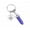 Purple, variant on KIHOUT Hexagonal Chakra Pendant Bullet Crystal Pendant Gemstone Pointed Quartz Stone Keychain Pendants
