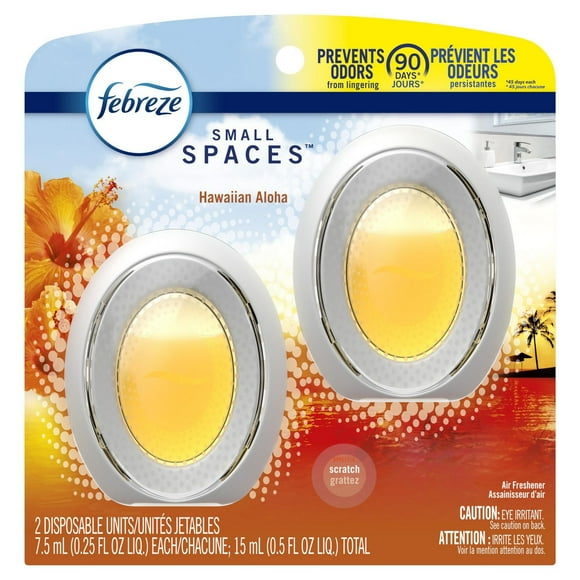 Febreze Odor-Eliminating SMALL SPACES Air Freshener, Hawaiian Aloha