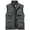 Grey, variant on Men's Multi Pocket Cargo Leisure Simple Solid Color Vest,Tank Tops Men,XL