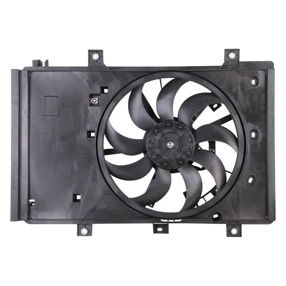 Ikon Motorsports Radiator Cooling Fan Assembly Replacement for 2016-2020 Toyota Yaris Sedan& Yaris iA 1.5L, 16360-WB001 TO3115190 Engine Fan, Black