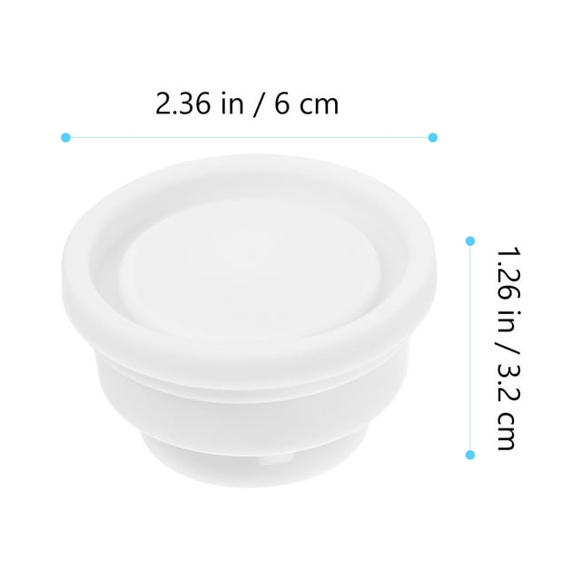 Pool Ladder Bumpers Rubber Stopper for Ladders White Color Durable and Easy to Install 2 pcs